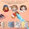 Safety Eye Kit & Snapper Tool – 230pcs Crochet Eyes, Noses, and Washers with Ergonomic Tool for Amigurumi, Dolls, and Plush Animals (Fits 5–30mm Eyes, Blue)